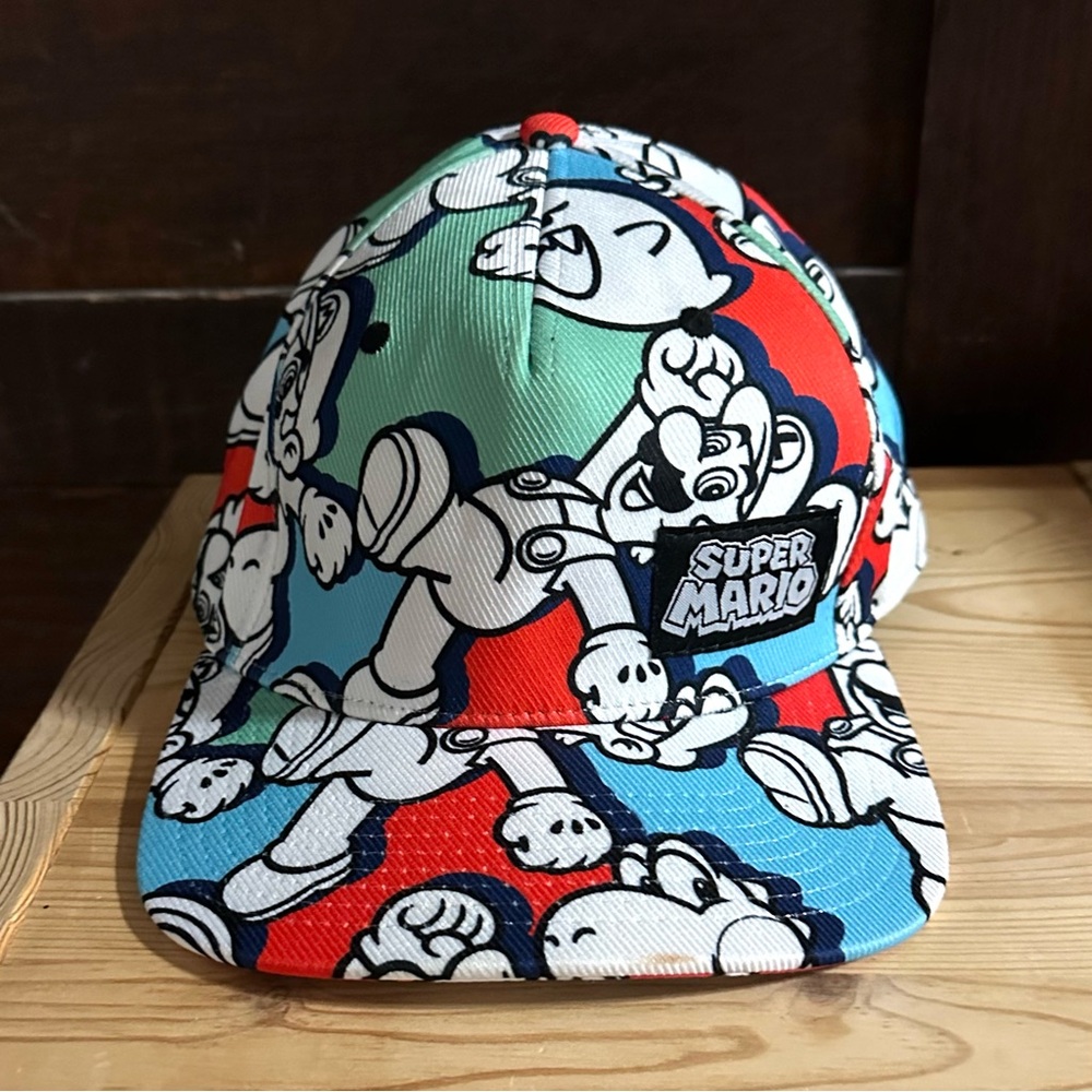 Nintendo 2017 Super Mario Icons Embriodered Snapback Hat